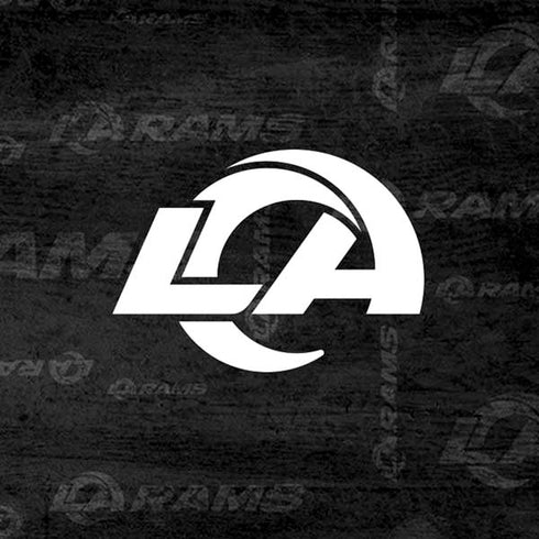 NFL Los Angeles Rams Black & White Moto E5 Play Skin